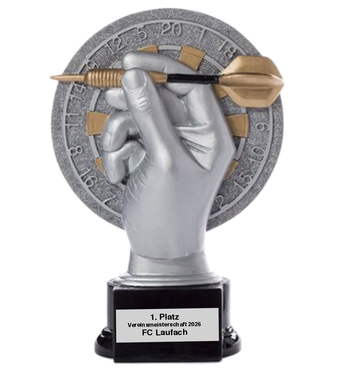 Pokal Bullseye silber