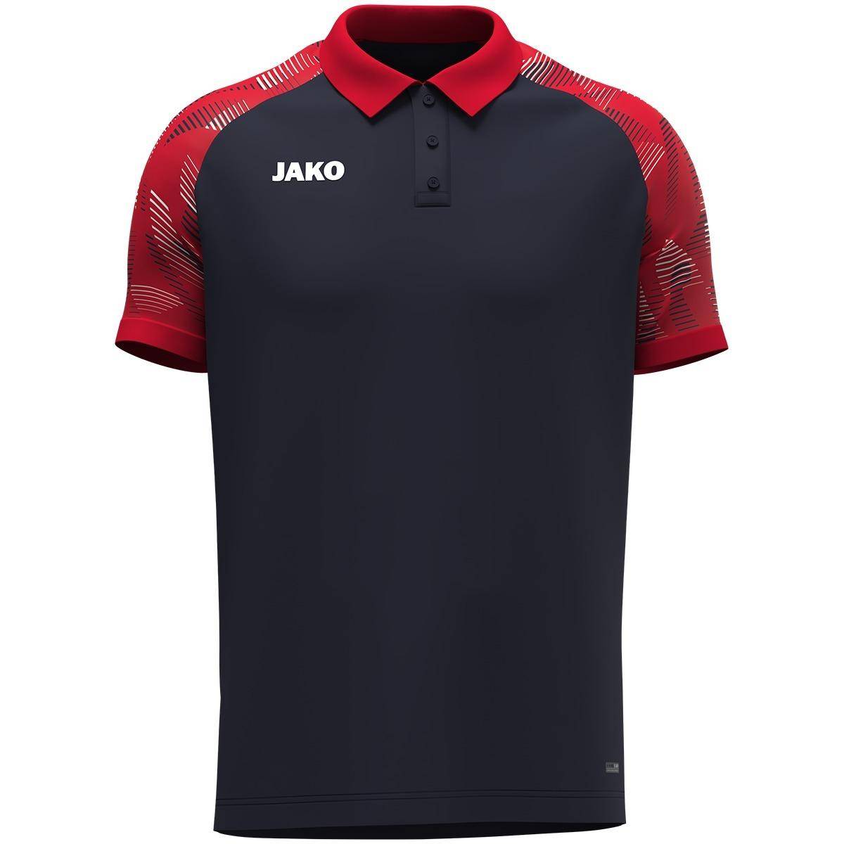 Jako Polo Sonic marine/rot