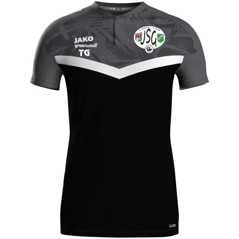 Poloshirt Iconic JSG Hain/Hett/Wall schwarz/anthrazit