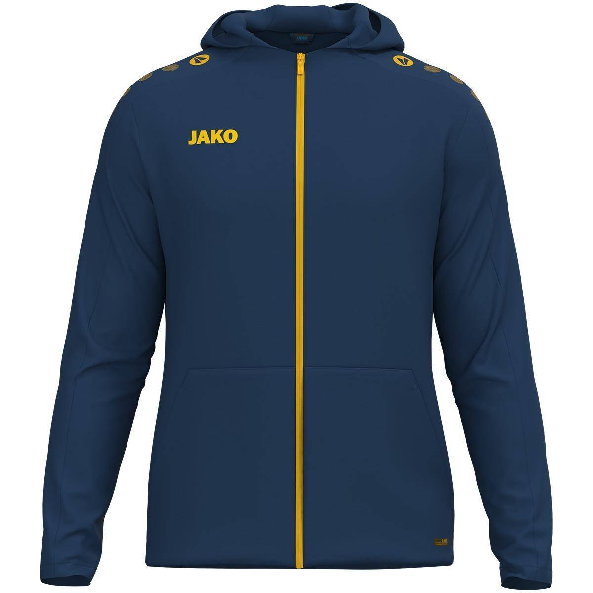 Jako Kapuzenjacke Light One Kinder navy/citro