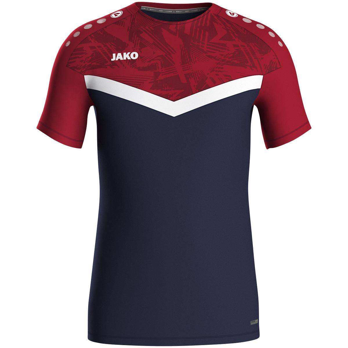 Jako T-Shirt Iconic Kinder marine/chili rot
