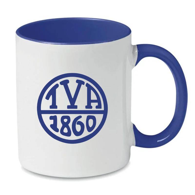 Keramiktasse TV Aschaffenburg blau