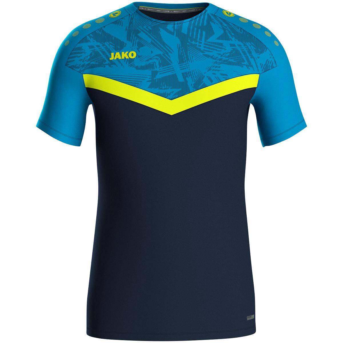 Jako T-Shirt Iconic Kinder marine/jako blau/neongelb