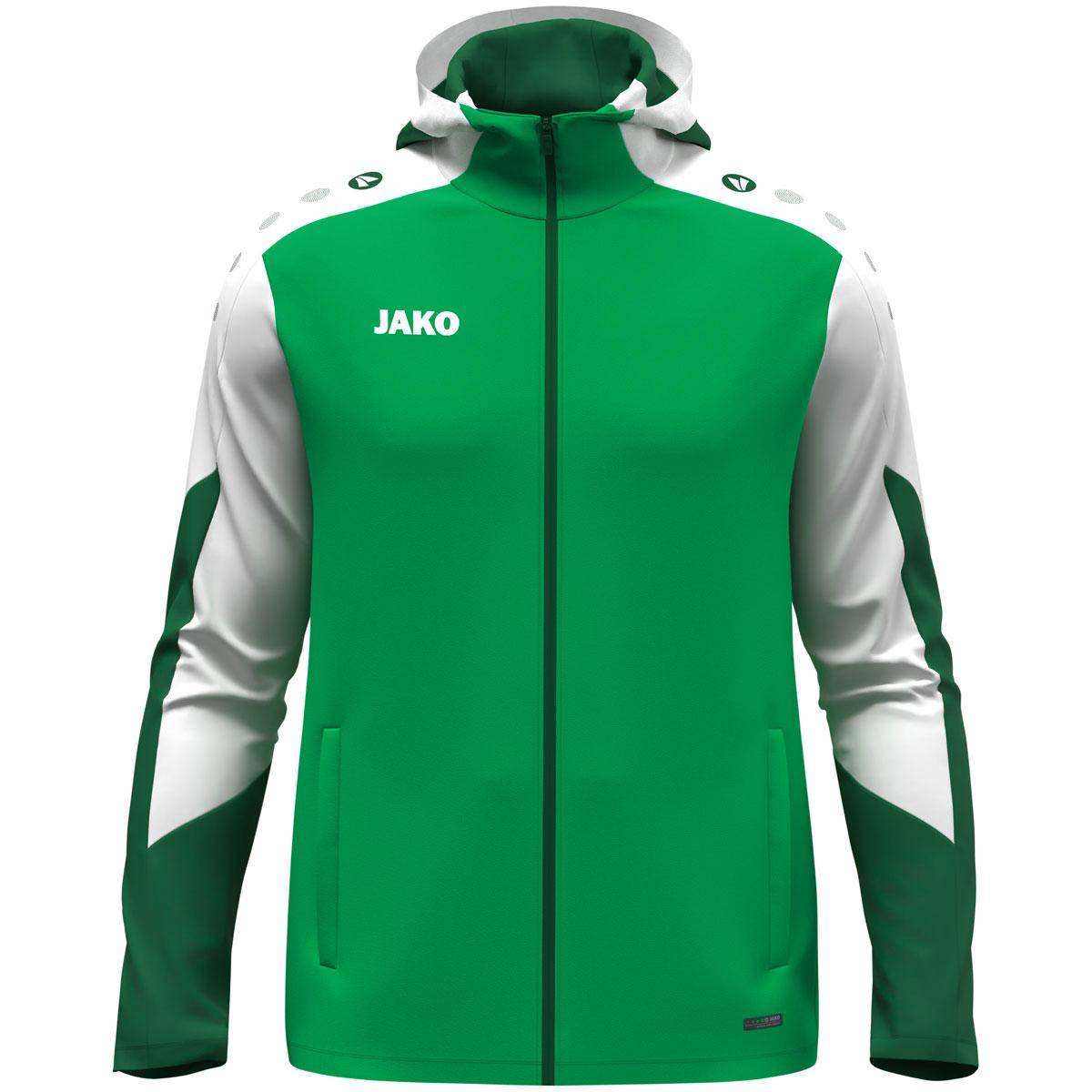Jako Kapuzenjacke Dynamic Kinder grün/weiß/dunkelgrün