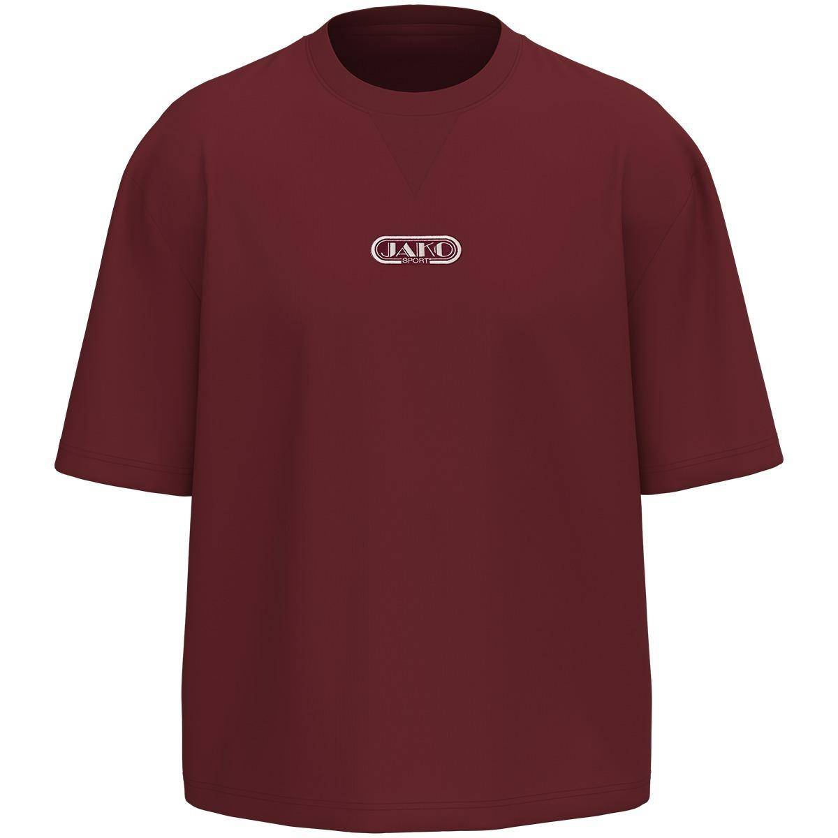 Jako T-Shirt Wardrobe rubinrot