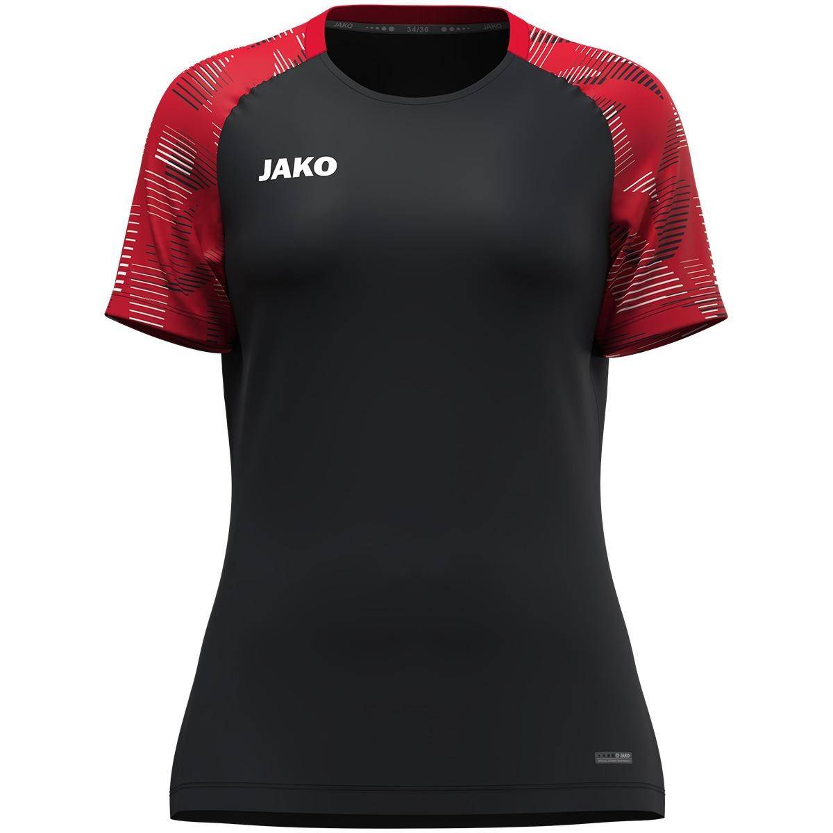 Jako T-Shirt Sonic Damen schwarz/rot