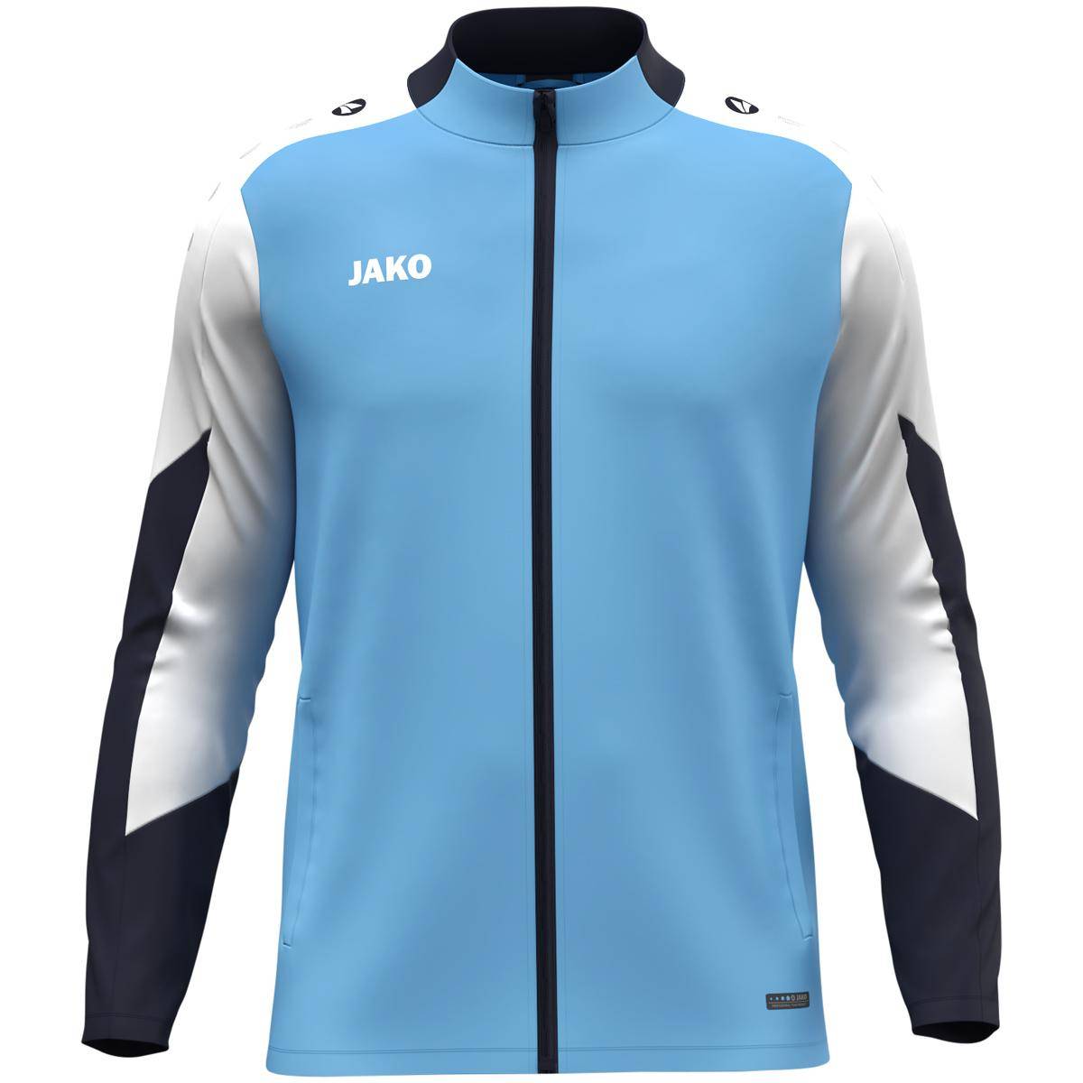 Jako Polyesterjacke Dynamic Kinder skyblue/weiß/marine