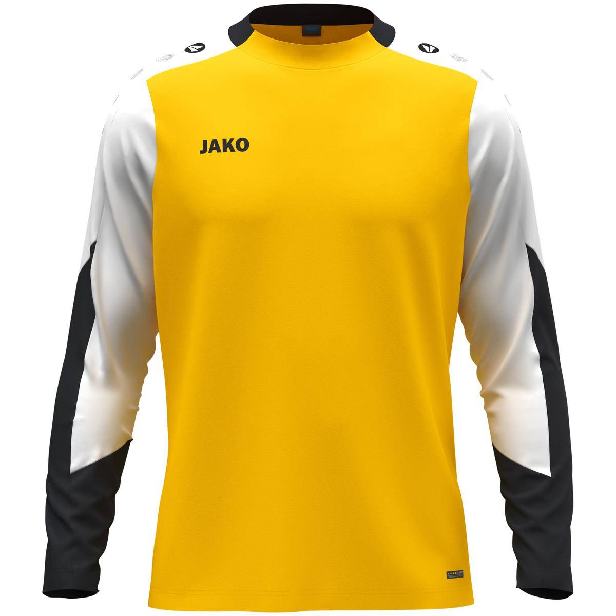 Jako Longsleeve Dynamic Herren gelb/weiß/schwarz