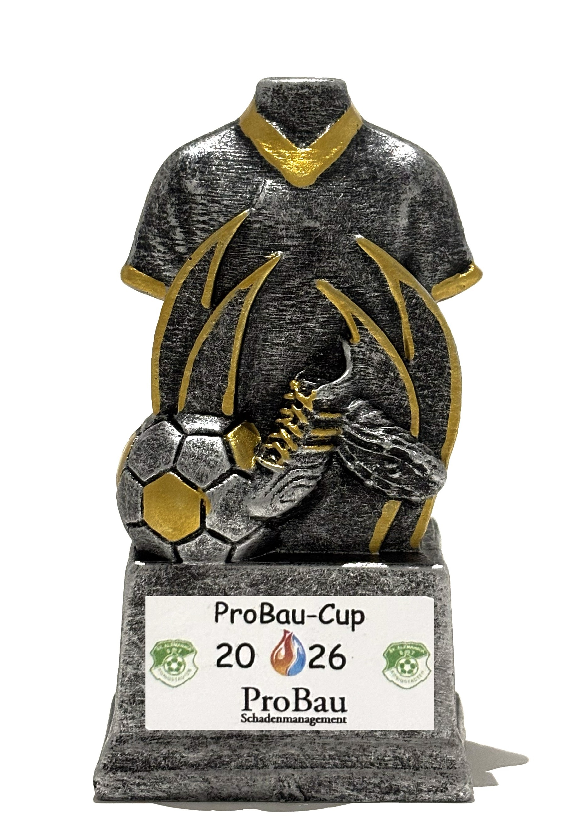Minipokal Schutriba silber/gold