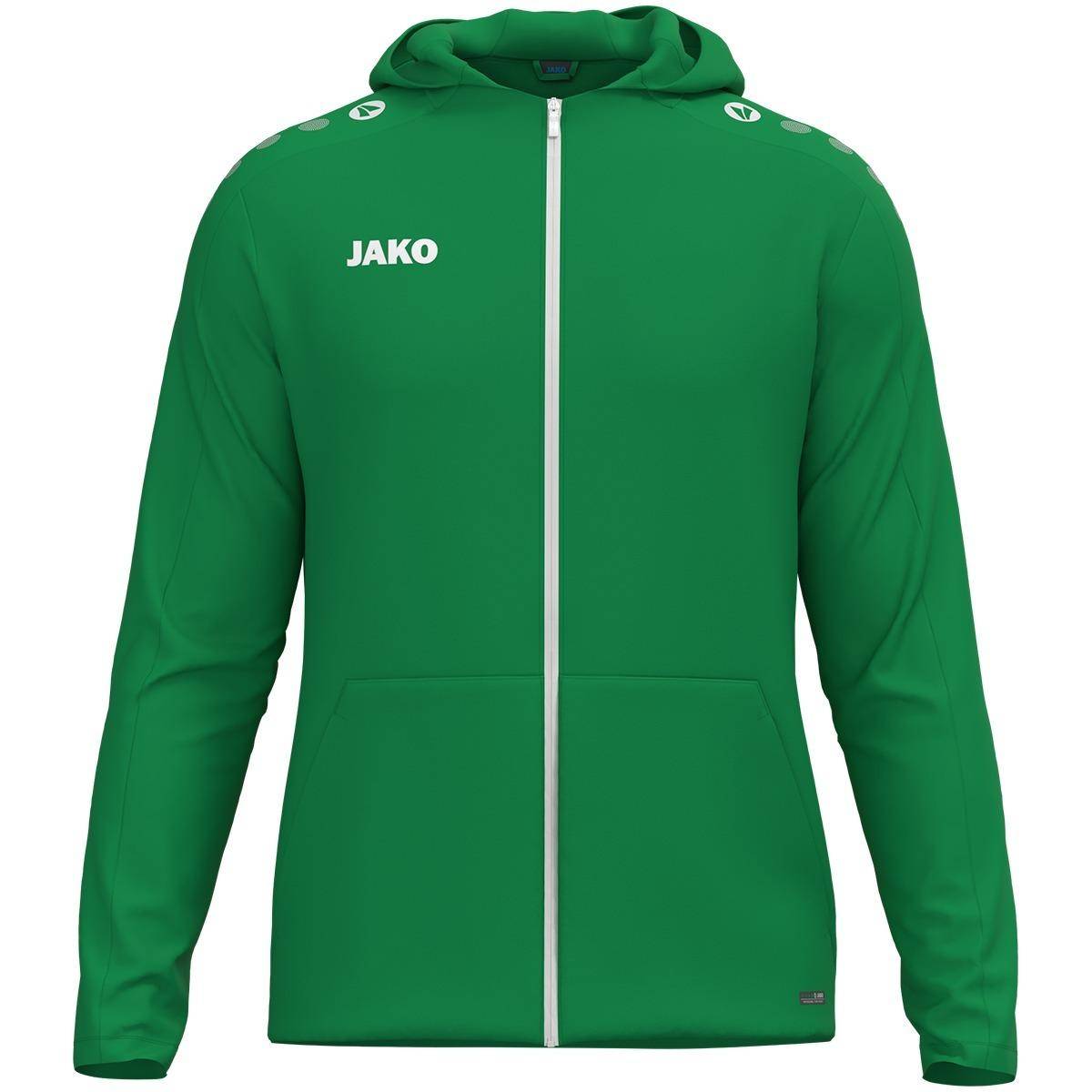 Jako Kapuzenjacke Light One Kinder sportgrün