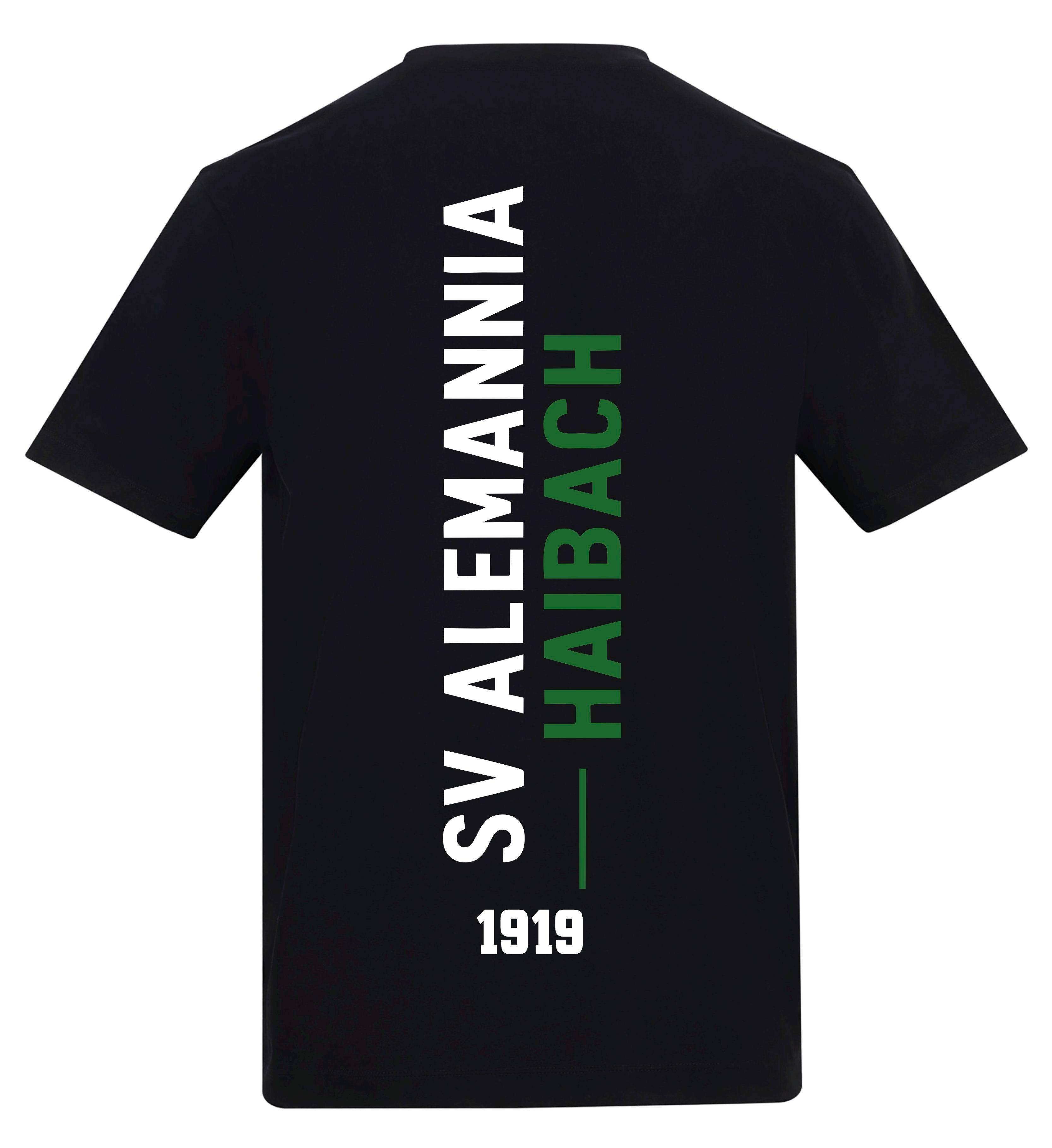 Alemannia Haibach T-Shirt Unisex schwarz