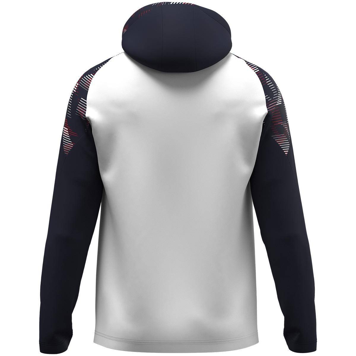 Jako Kapuzenjacke Sonic Damen weiß/marine/rot