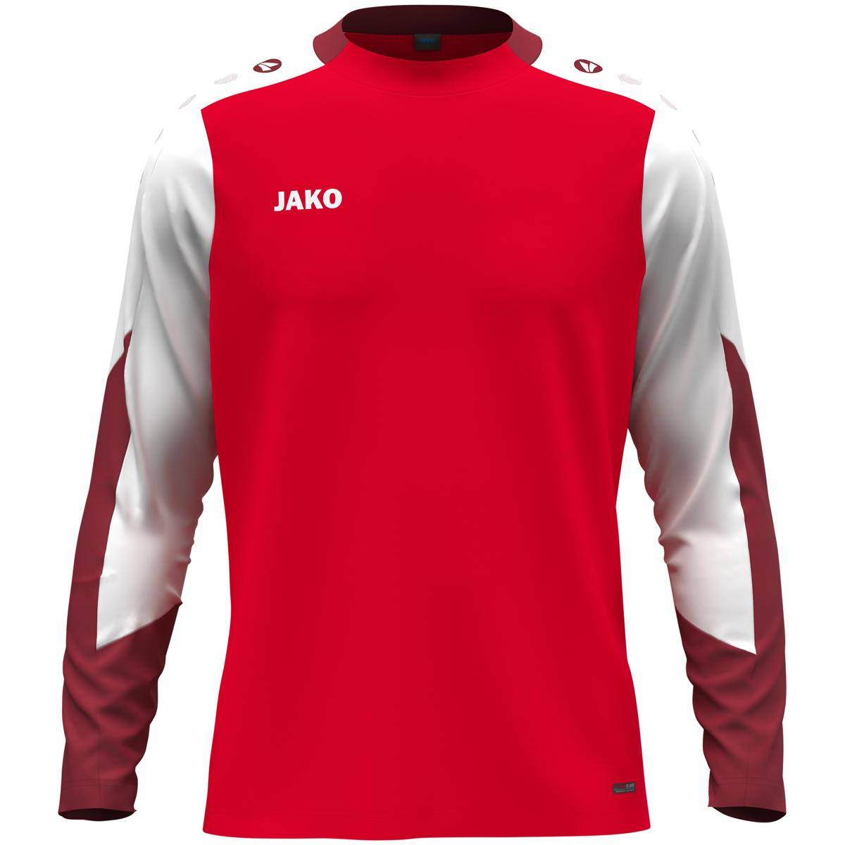 Jako Longsleeve Dynamic Herren rot/weiß/dunkelrot