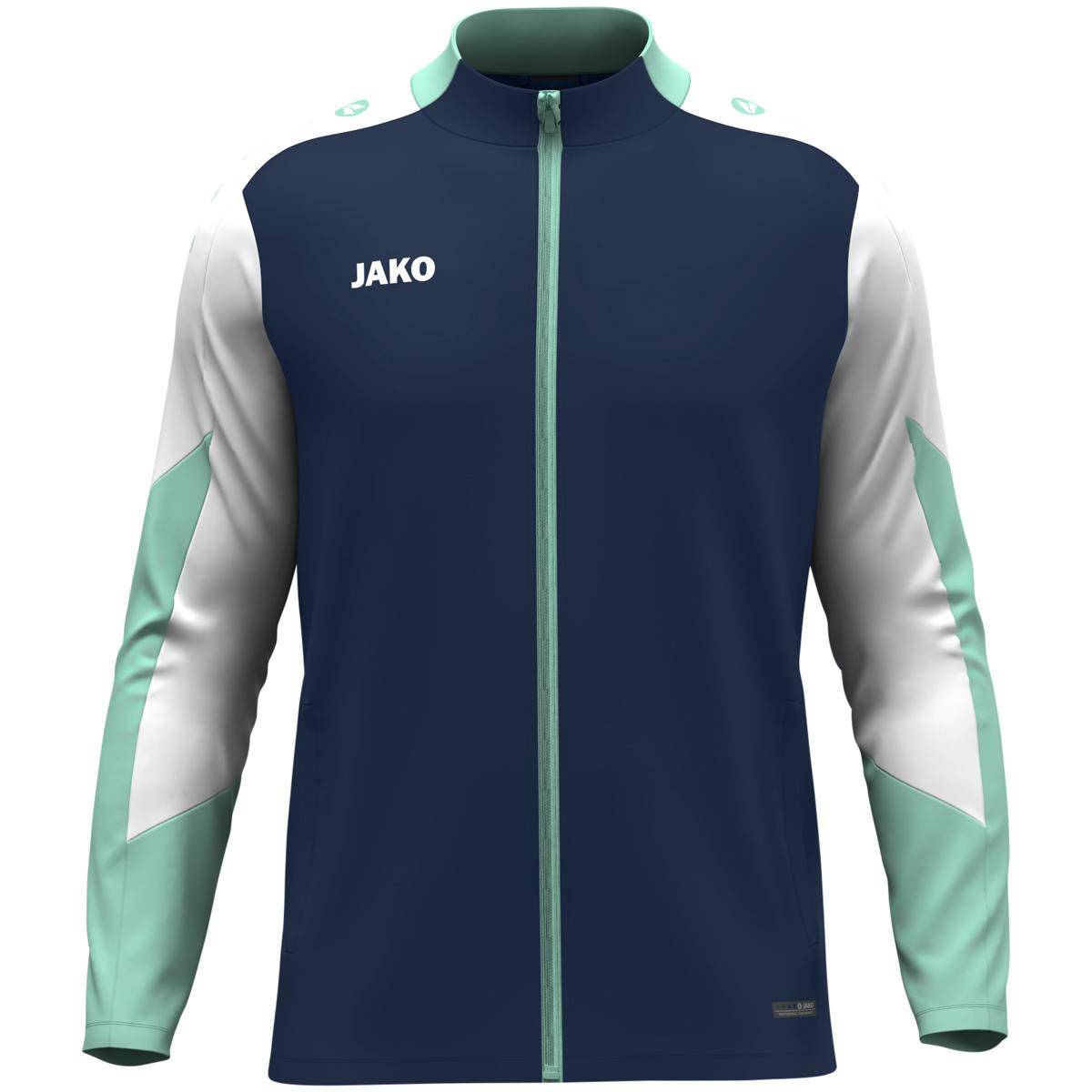 Jako Polyesterjacke Dynamic Kinder marine/weiß/minze