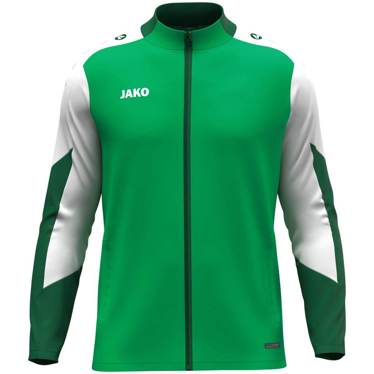 Jako Polyesterjacke Dynamic Kinder grün/weiß/dunkelgrün