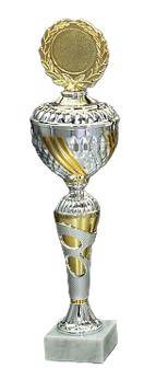 Pokal Champion Goldline silber
