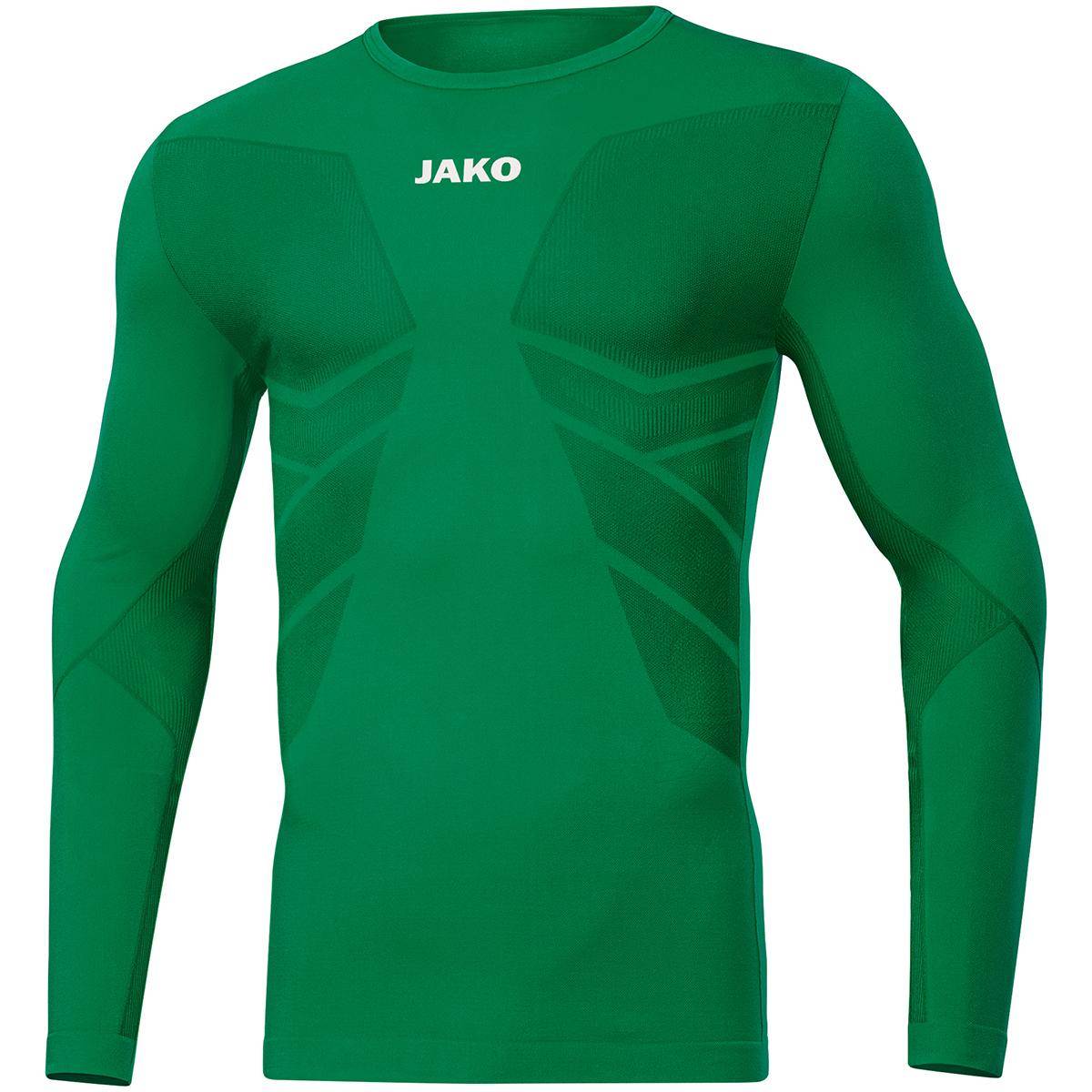 Jako Longsleeve Comfort 2.0 Kinder sportgrün