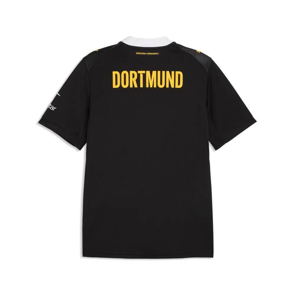 BVB Away Jersey Replica Black-Flat Dark Gray