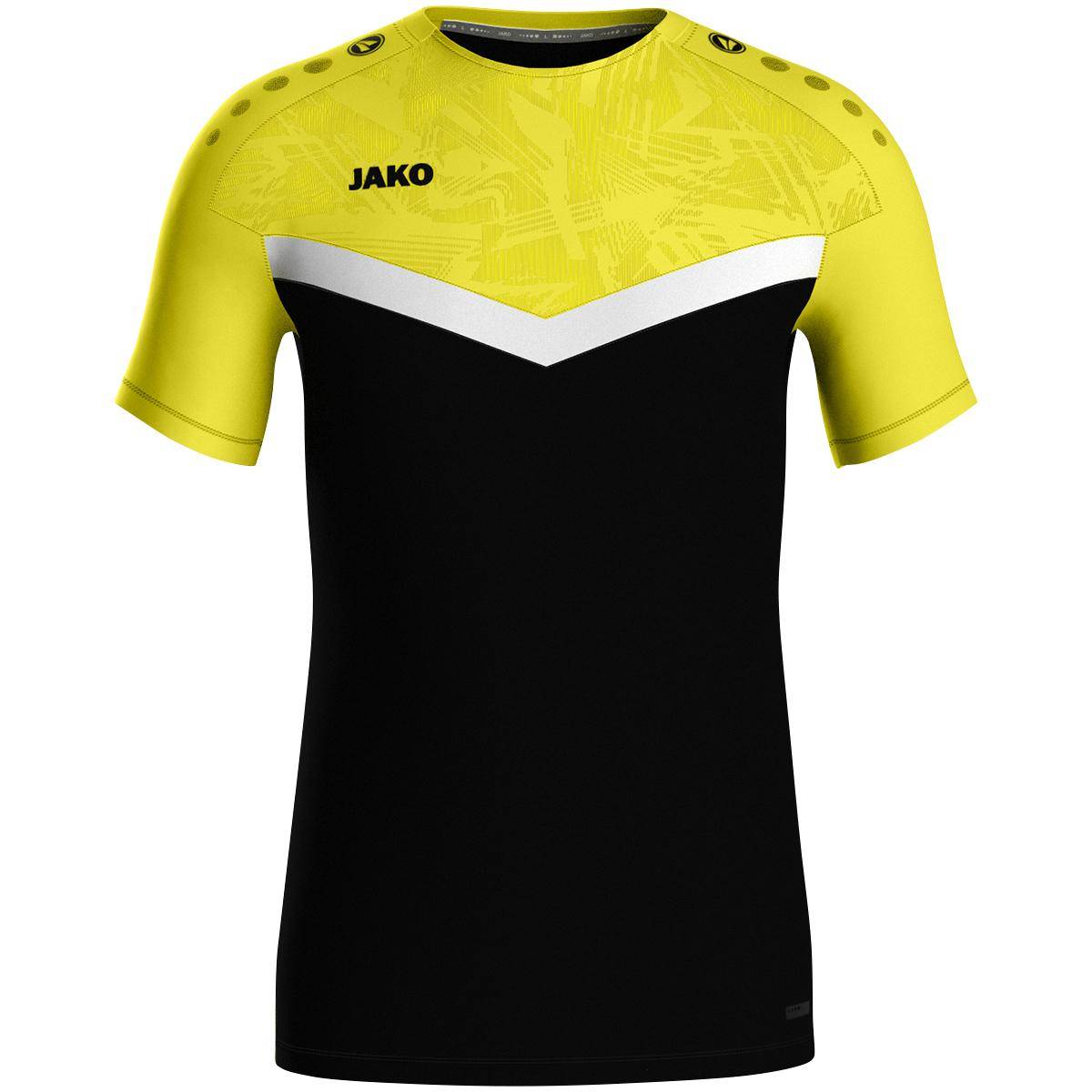 Jako T-Shirt Iconic Kinder schwarz/soft yellow