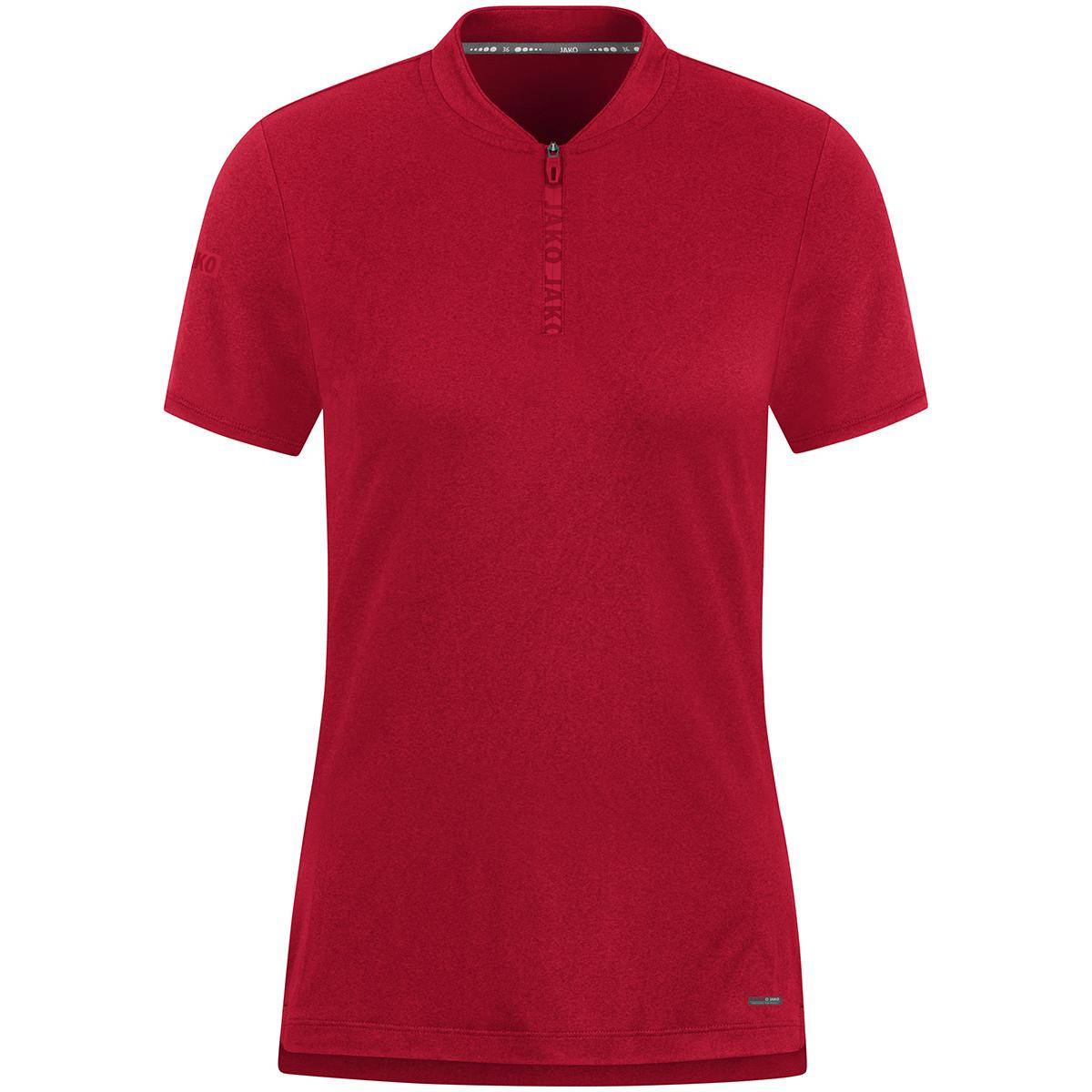 Jako Polo Pro Casual Damen chili rot