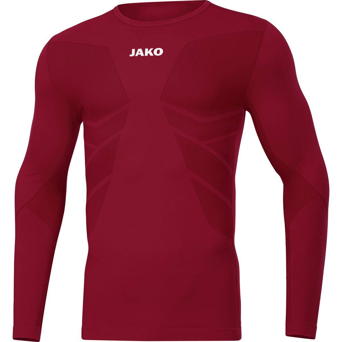 Jako Longsleeve Comfort 2.0 Kinder weinrot