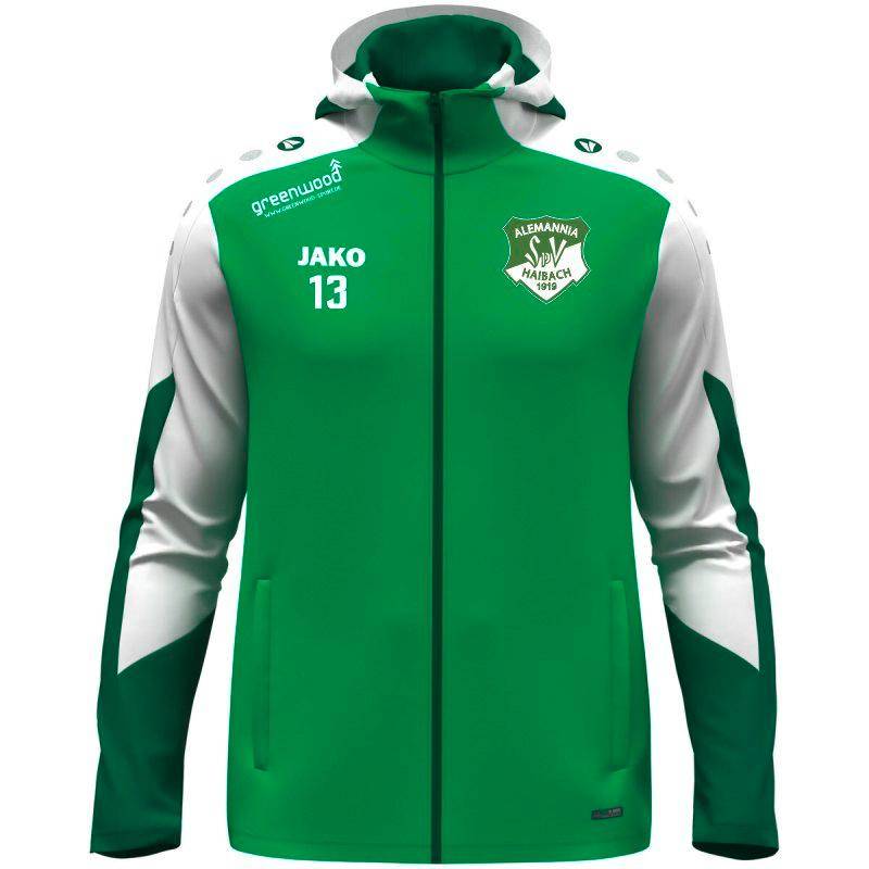 Kapuzenjacke Dynamic Alemannia Haibach grün