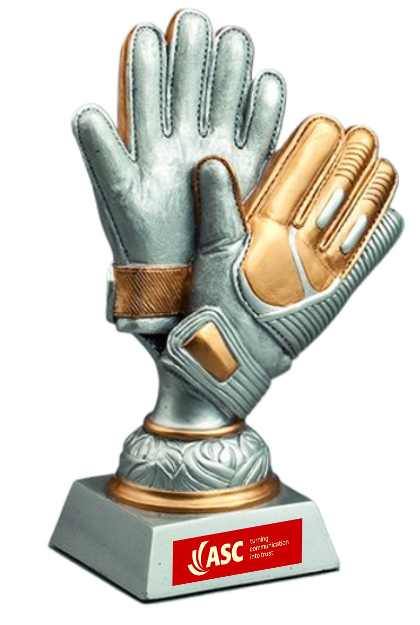 Pokal Golden Gloves silber