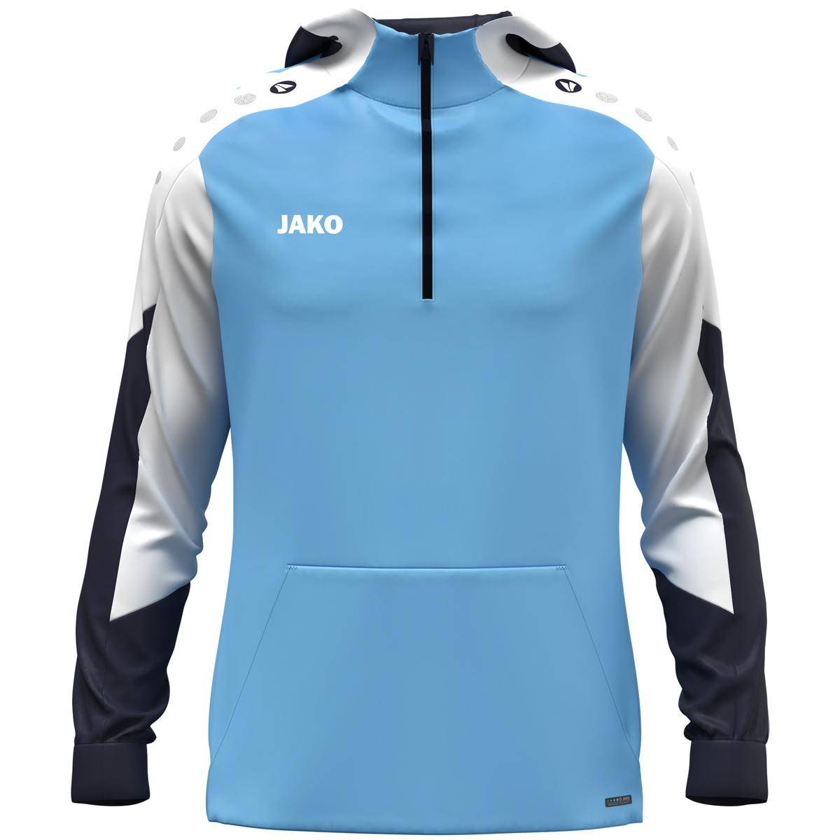 Jako Zip Hoodie Dynamic Kinder skyblue/weiß/marine