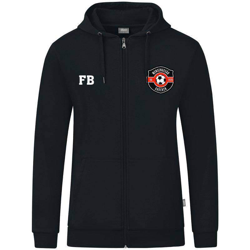 Jako Kapuzenjacke Organic Herren schwarz SG Mensengesäß/Brücken