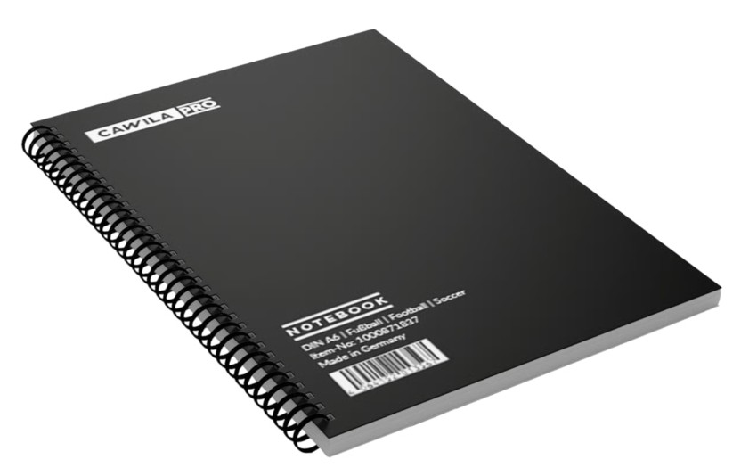Cawila PRO Notebook | Fußball | 100 Blatt | A6