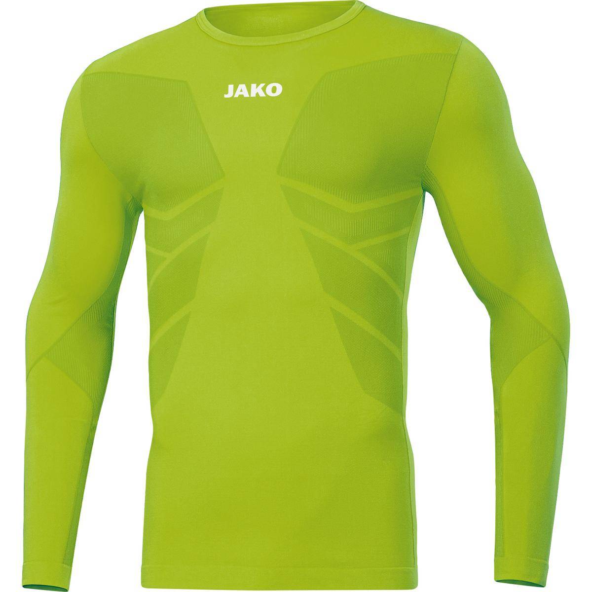 Jako Longsleeve Comfort 2.0 Kinder neongrün