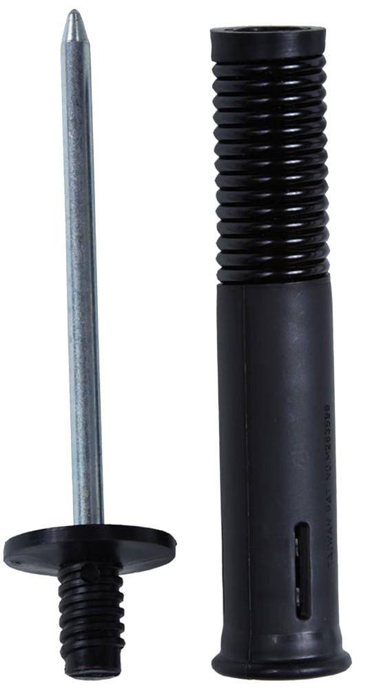 Cawila LIGA Slalomadapter mit Knickelement für Stangen mit 25mm | schwarz