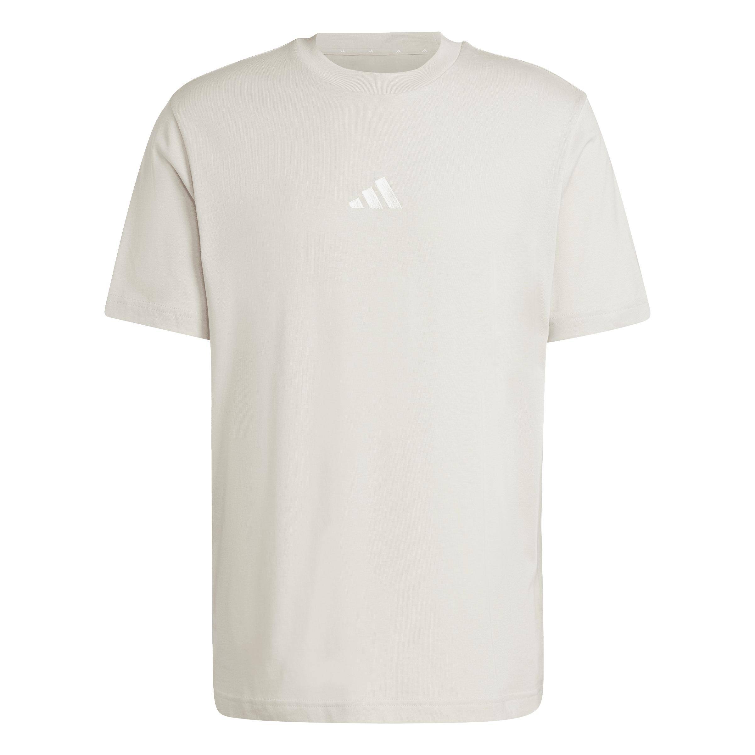 Adidas Essentials T-Shirt Herren beige/weiß