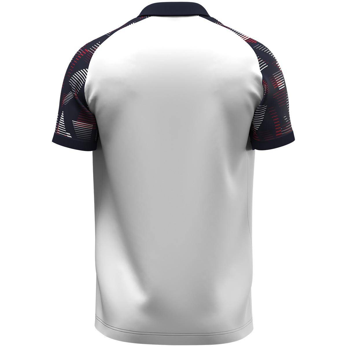 Jako Polo Sonic weiß/marine/rot