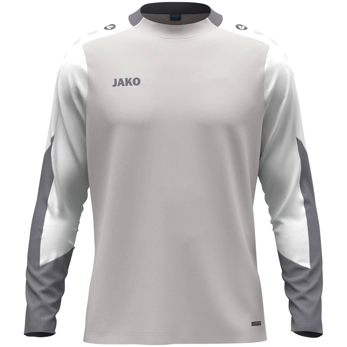 Jako Longsleeve Dynamic Herren hellgrau/weiß/grau
