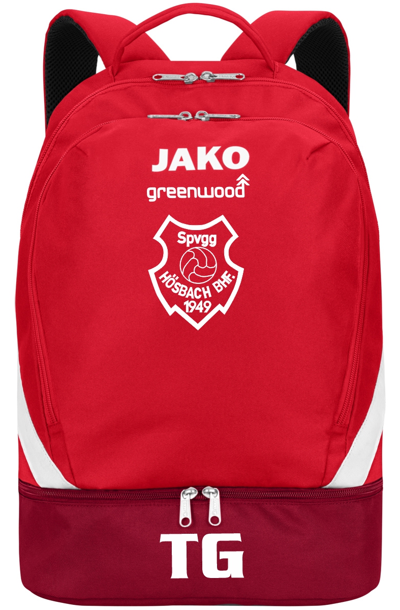 Bahnhöfer Rucksack ICONIC rot/weinrot
