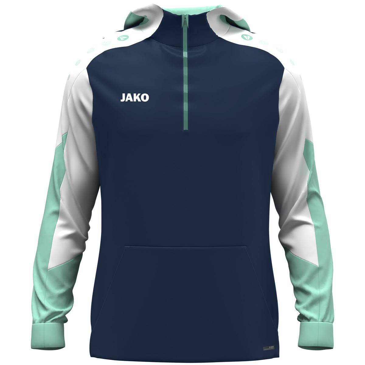 Jako Zip Hoodie Dynamic Kinder marine/weiß/minze