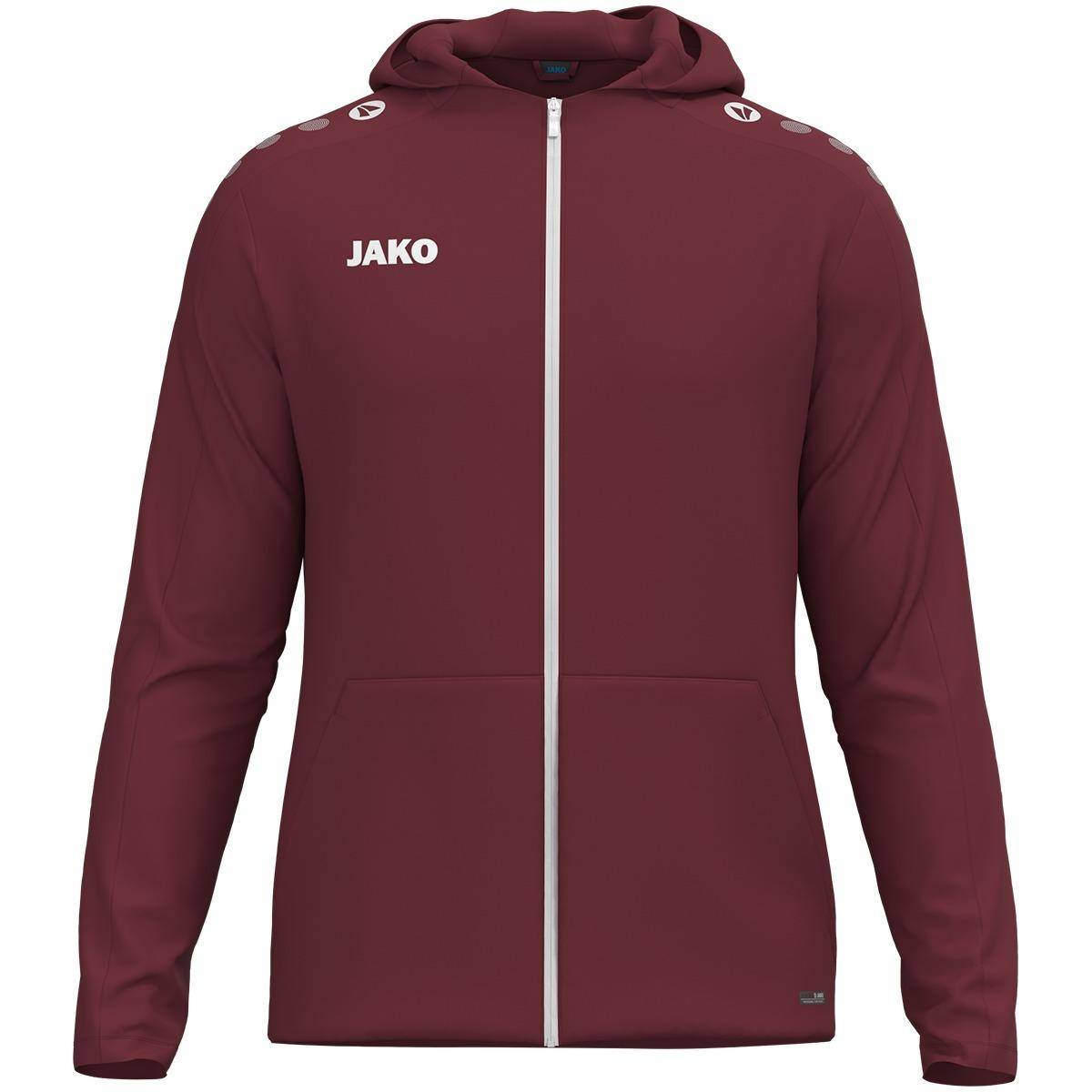 Jako Kapuzenjacke Light One Damen bordeaux