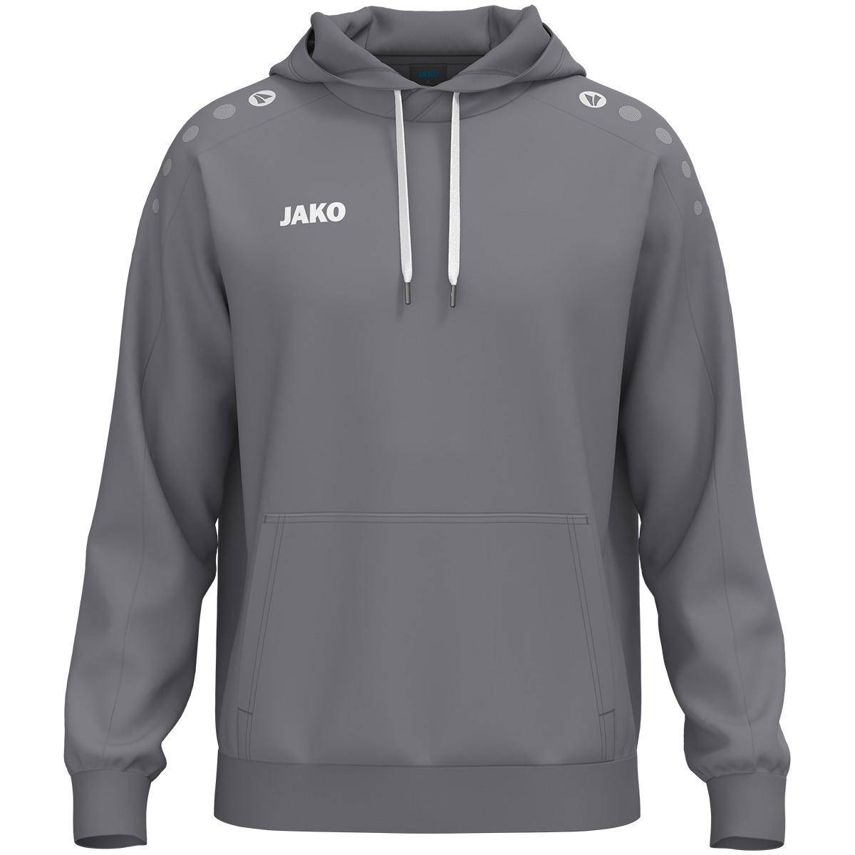 Jako Kapuzensweat One Cotton grau