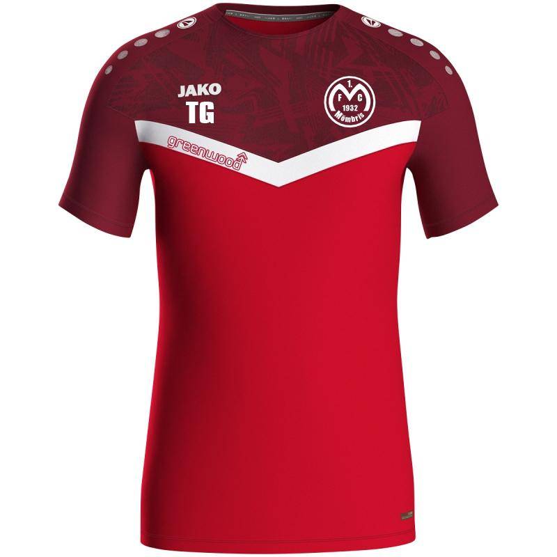 Jako T-Shirt Iconic Herren Mömbris rot/weinrot