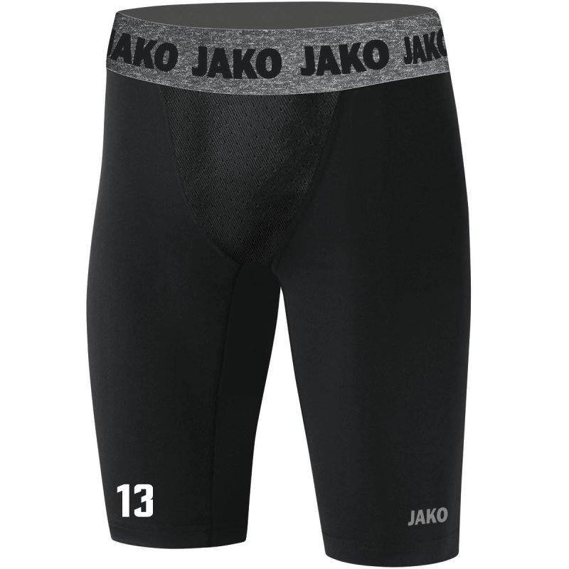 Short Tight Compression 2.0 Kinder schwarz