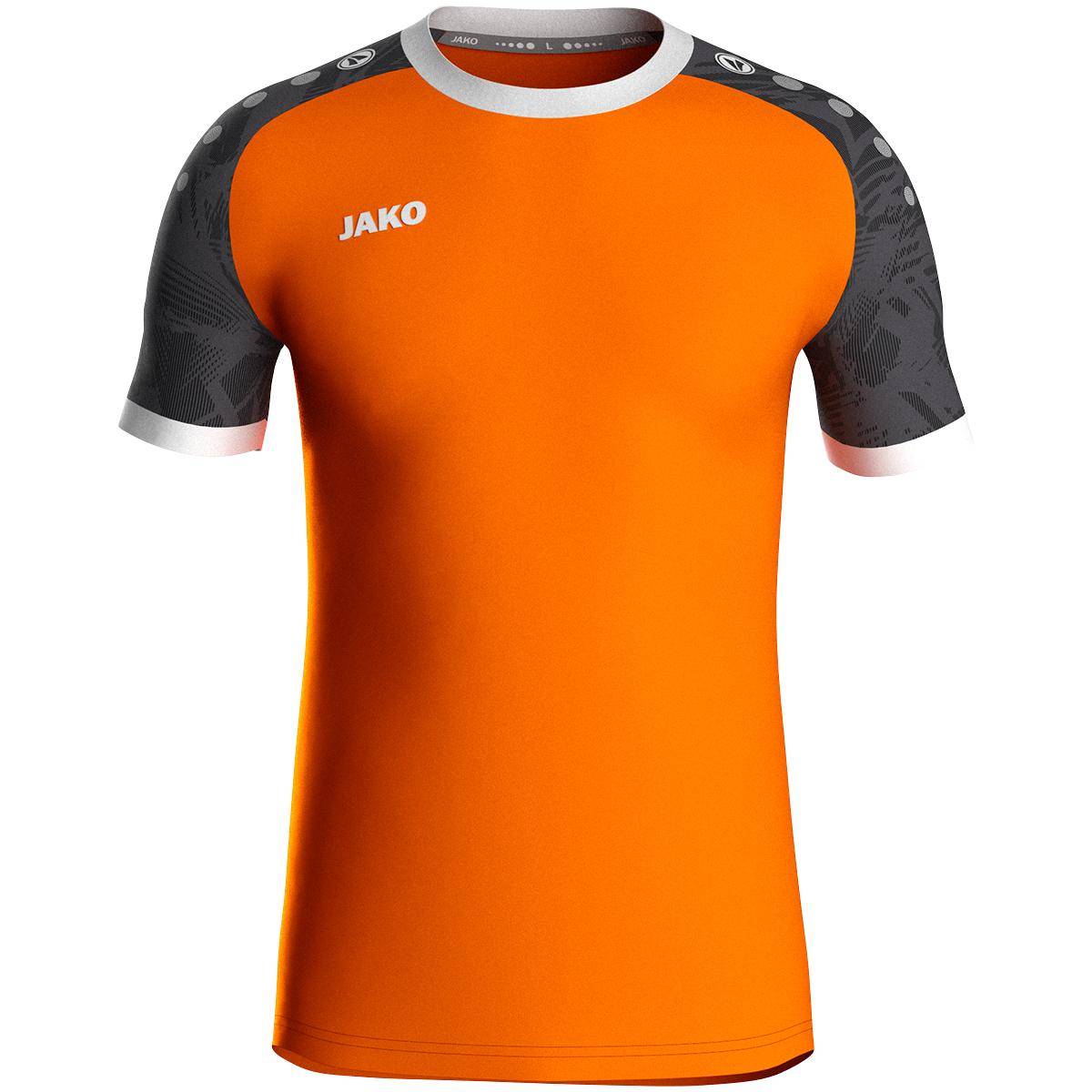 Jako Trikot Iconic KA Herren neonorange/schwarz
