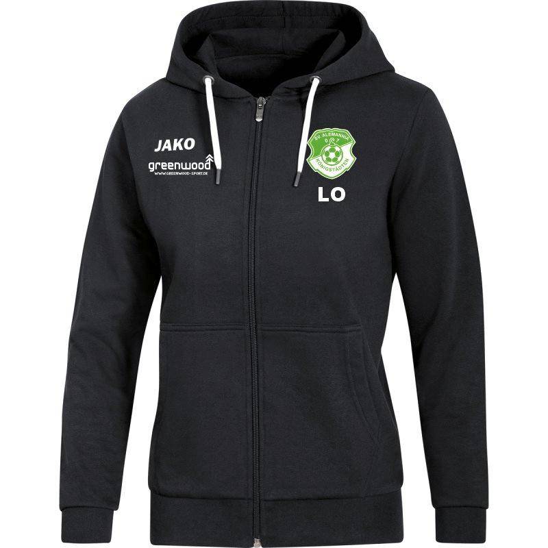 Kapuzenjacke Base Damen SV Königstädten schwarz