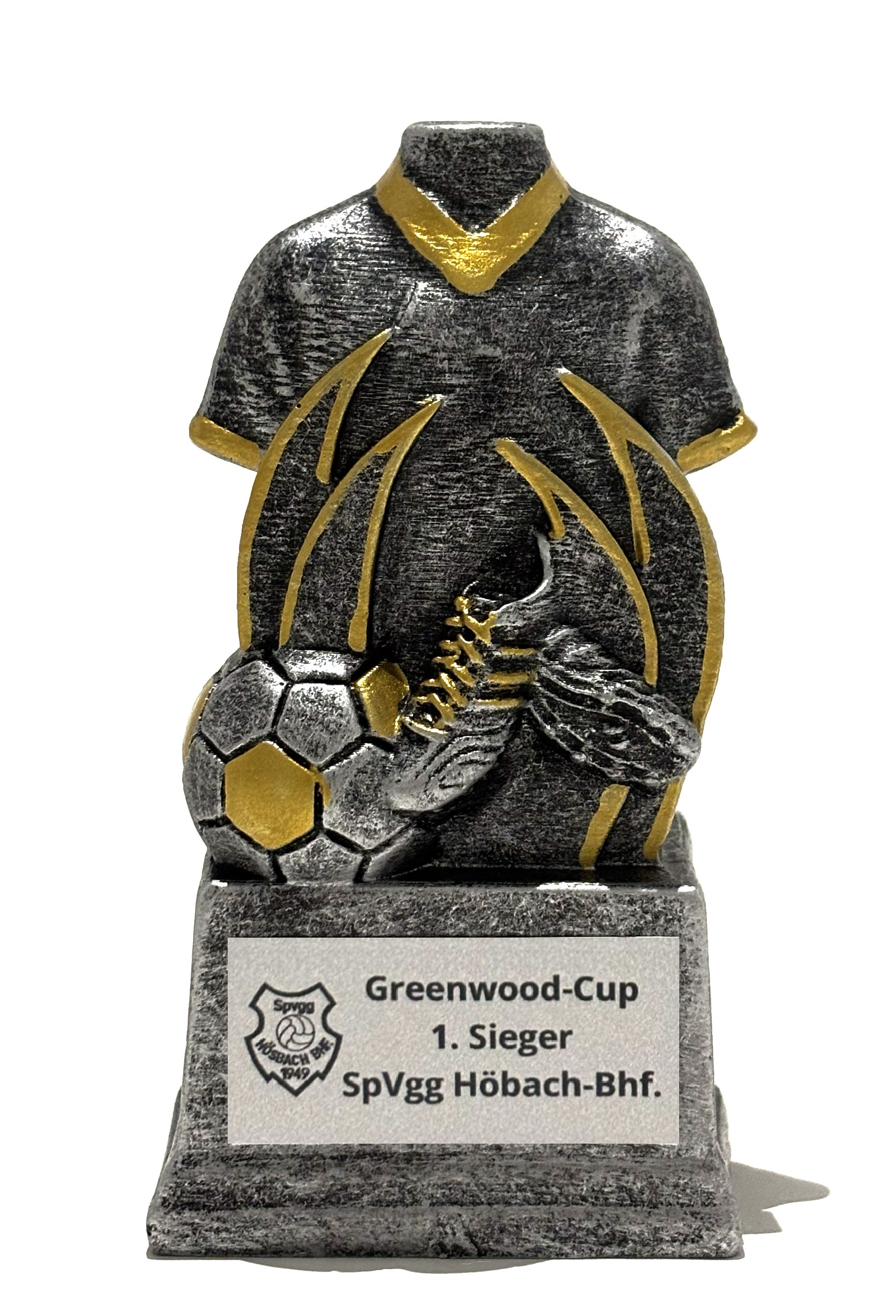 Minipokal Schutriba silber/gold