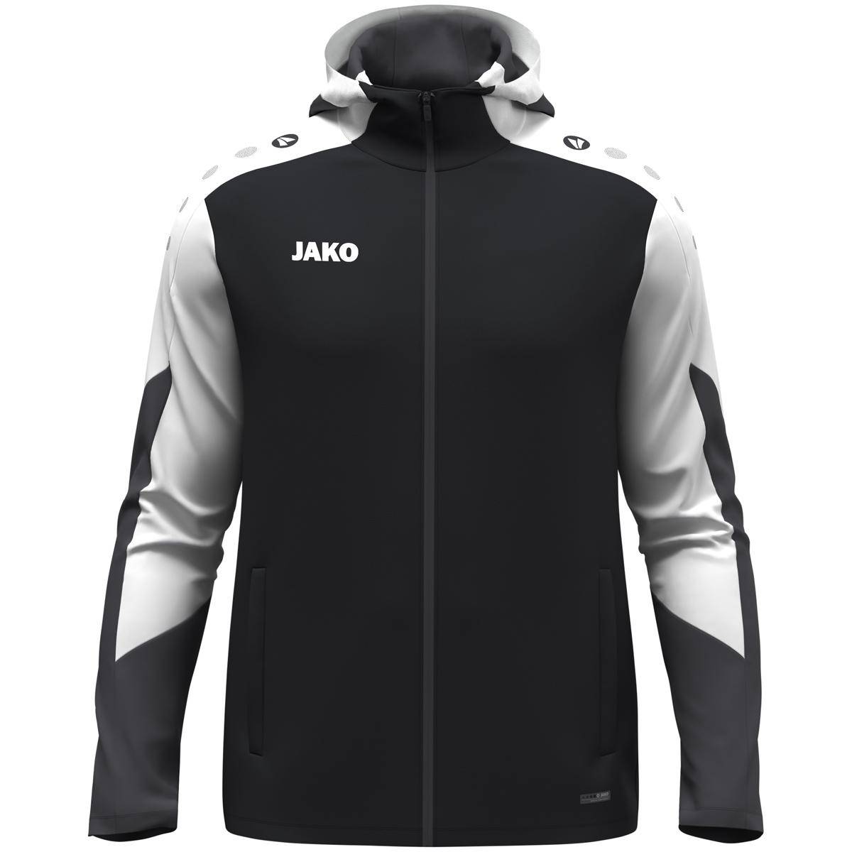 Jako Kapuzenjacke Dynamic Kinder schwarz/weiß/anthrazit