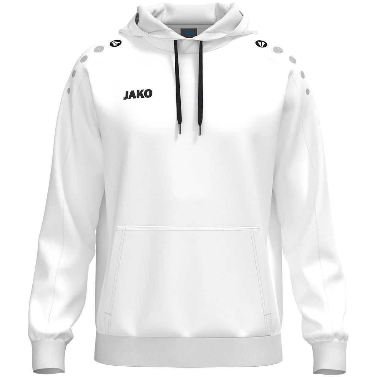 Jako Kapuzensweat One Cotton weiß