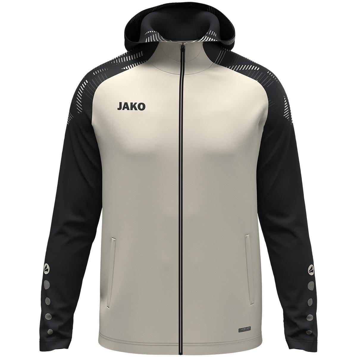 Jako Kapuzenjacke Sonic off white/schwarz