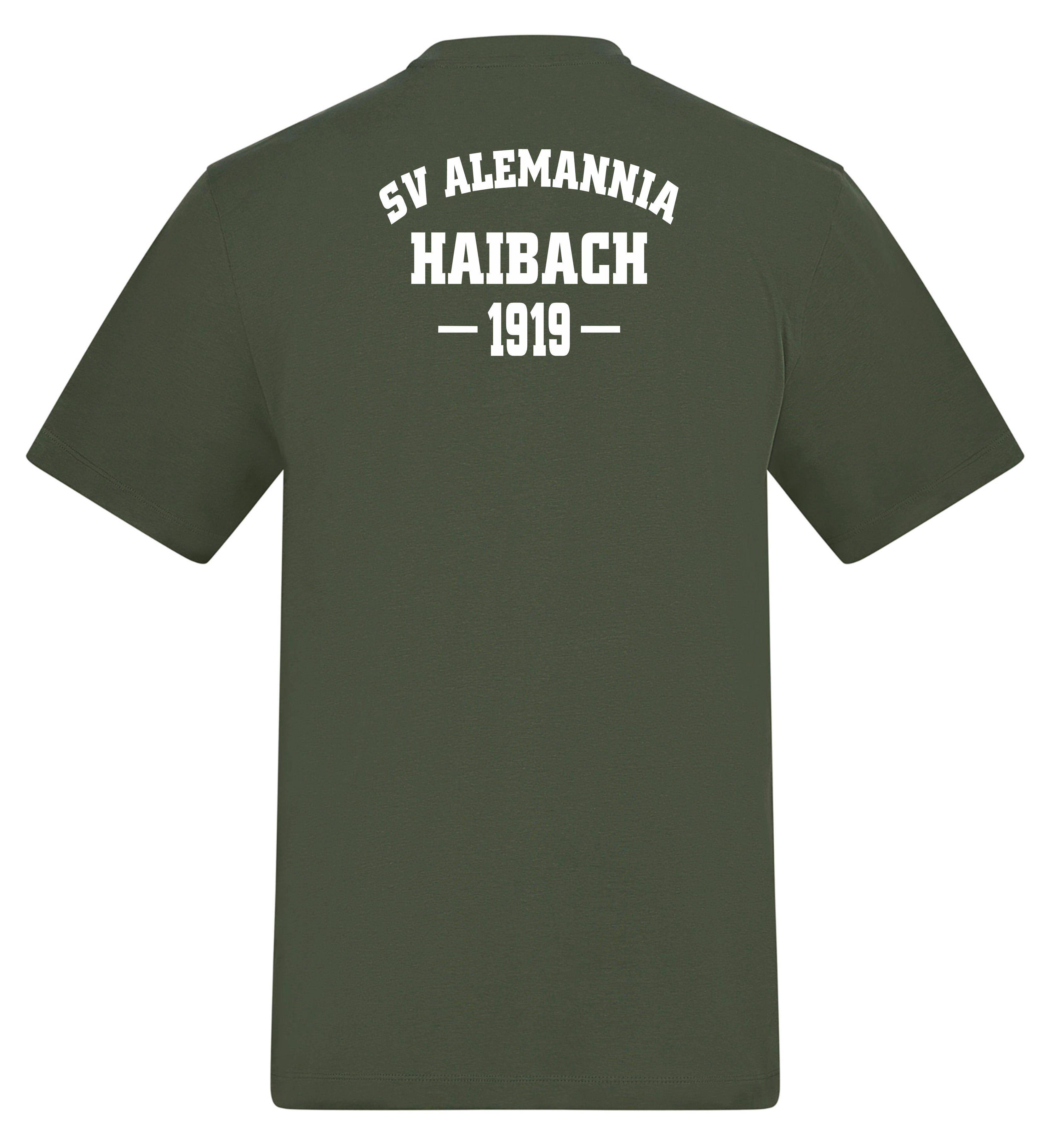 Alemannia Haibach T-Shirt Unisex grün