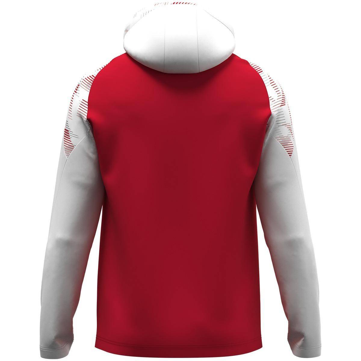 Jako Kapuzenjacke Sonic Damen rot/weiß