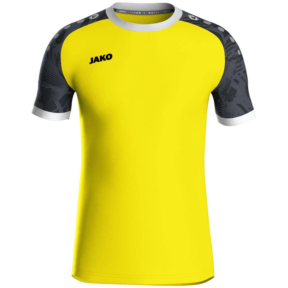 Jako Trikot Iconic KA Herren soft yellow/schwarz